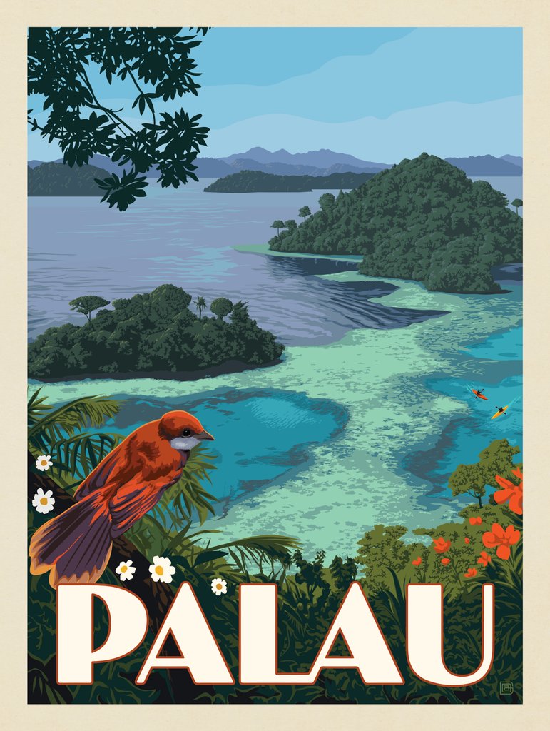 Palau - Canvas - Artwork