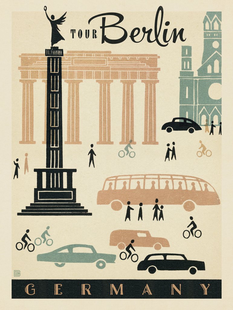 Germany: Berlin Mod - Postcards - Artwork