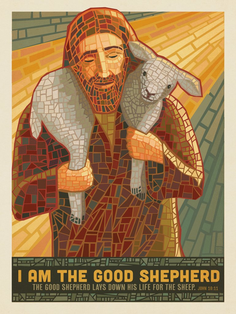 Jesus: The Good Shepherd - Postcards - Artwork