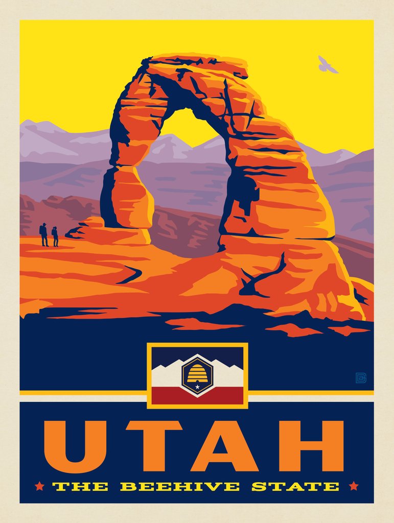Utah State Pride - Art Print - Artwork