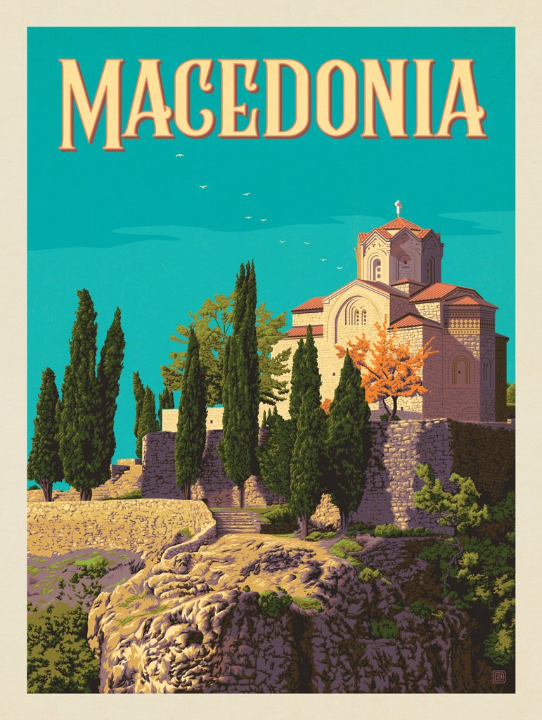 Macedonia - Notecards - Artwork