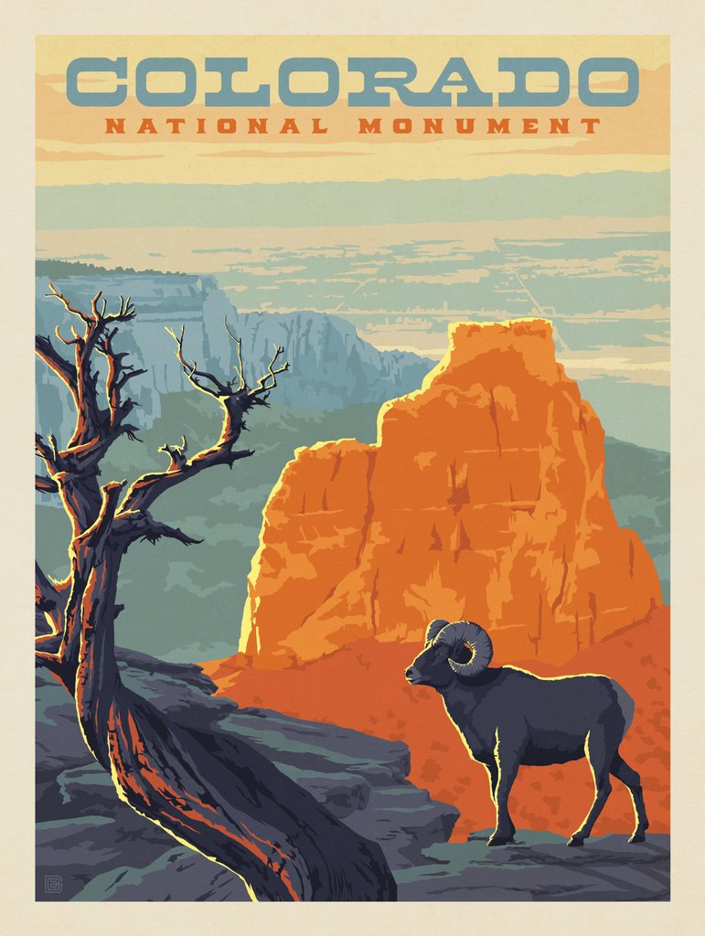 Colorado National Monument - Postcards - Artwork