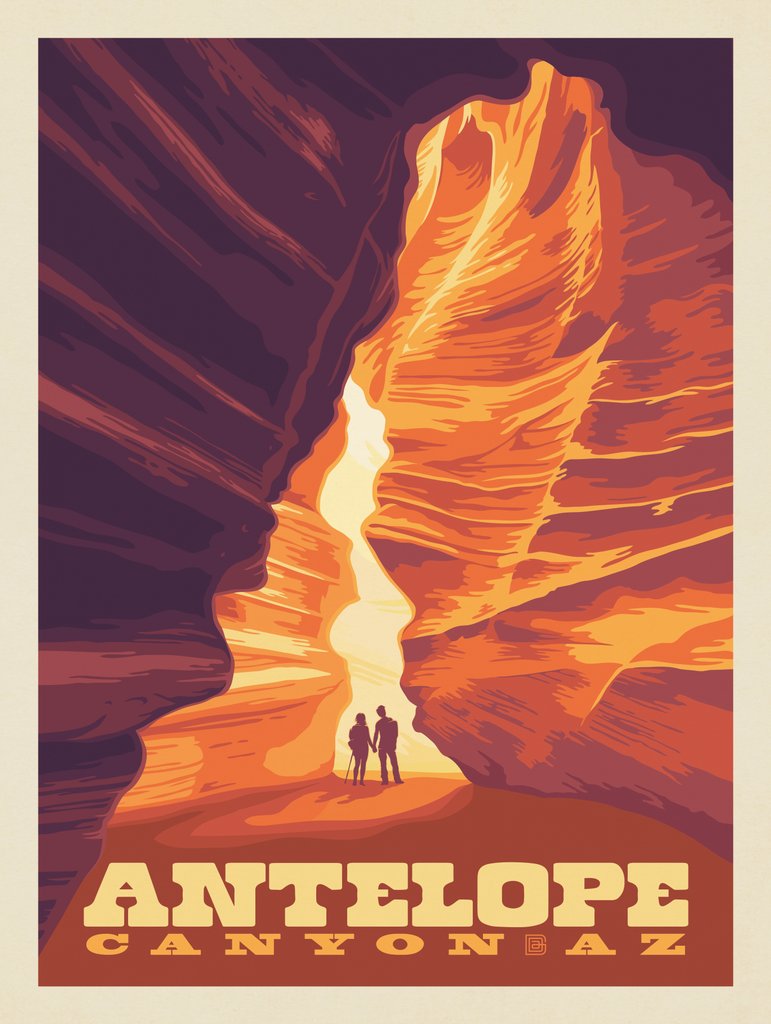 Antelope Canyon, Arizona - Postcards - Artwork