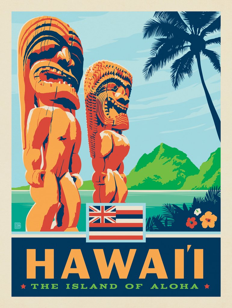 Hawai'i State Pride - Art Print - Artwork