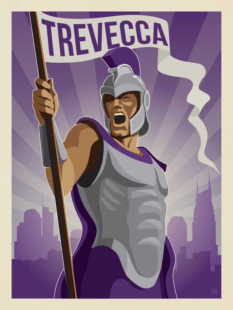 Trevecca Nazarene University Trojans - Canvas - Artwork