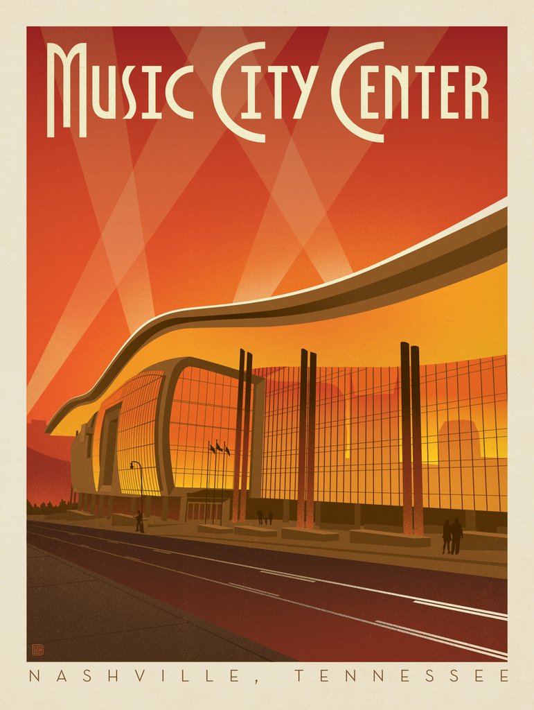 Music City Center - Art Print - Artwork