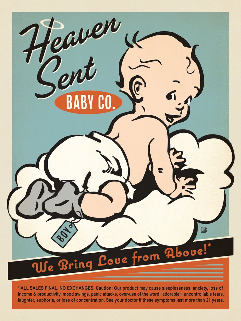 Heaven Sent: Boy - Postcards - Artwork