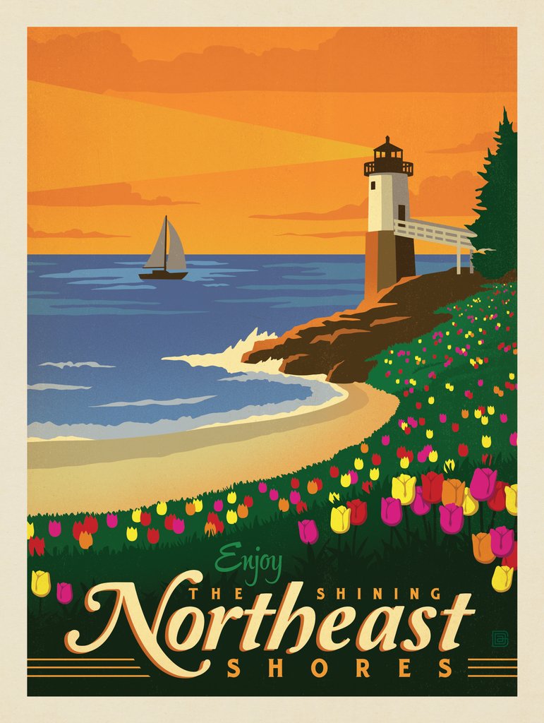 Macy's Flower Show: Northeast - Notecards - Artwork