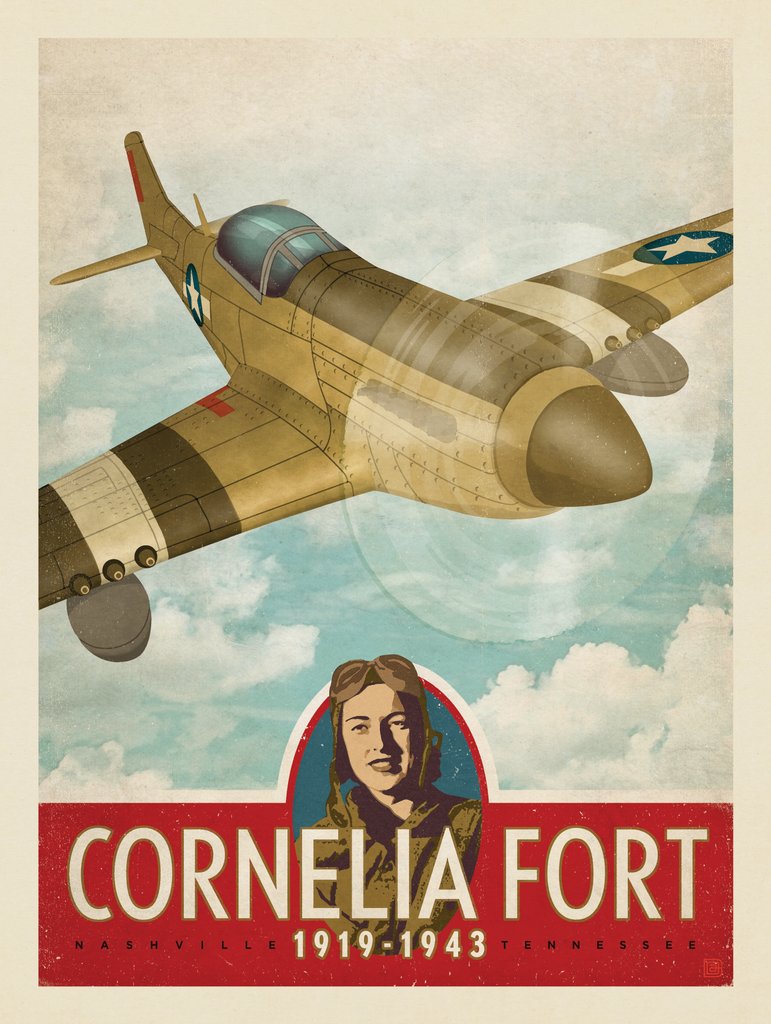 Cornelia Fort - Art Print - Artwork