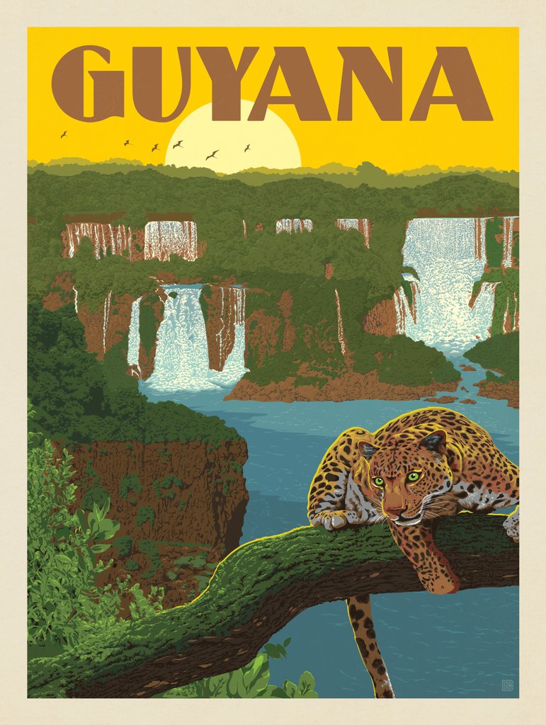 Guyana - Postcards - Artwork