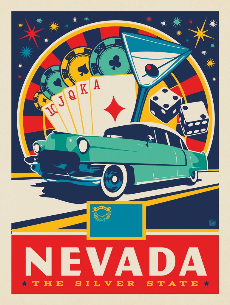 Nevada State Pride - Canvas - Artwork