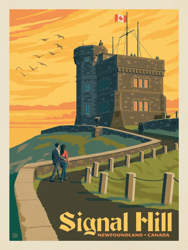 Canada: Signal Hill, Newfoundland - Postcards - Artwork