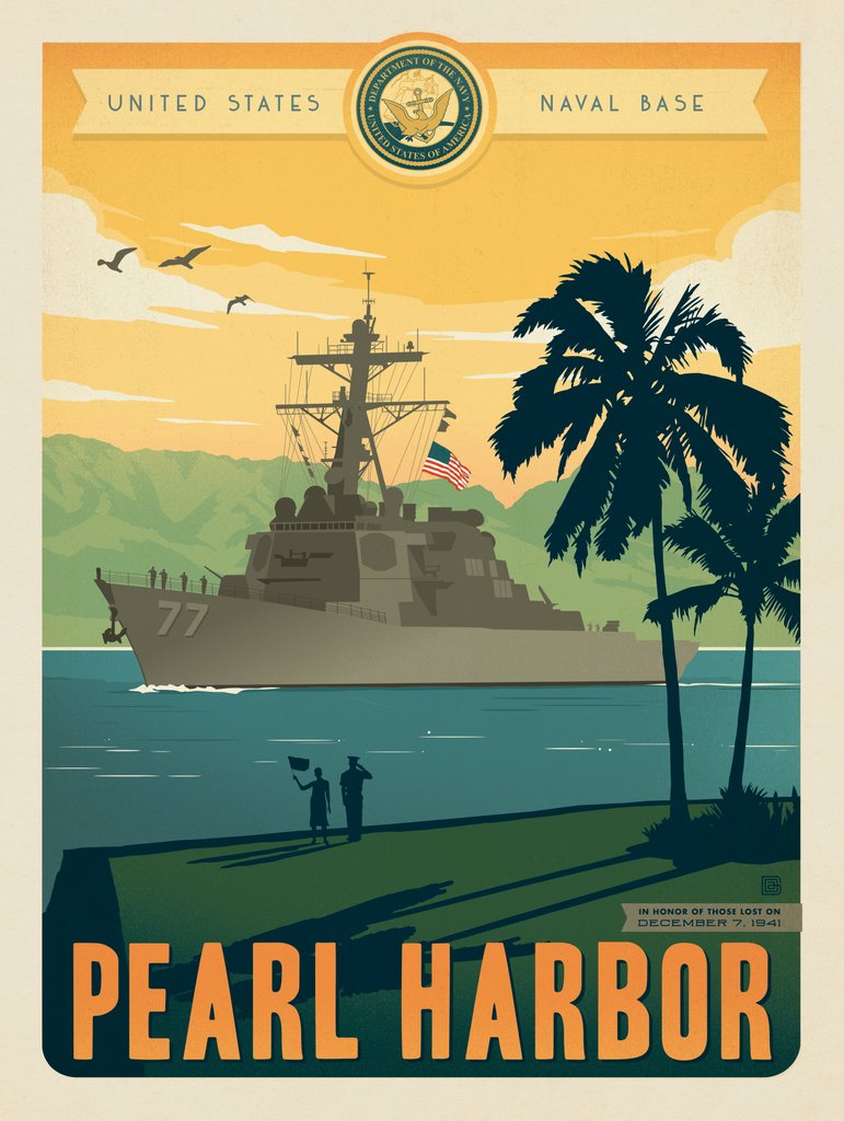 United States Armed Forces: Navy - Notecards - Artwork