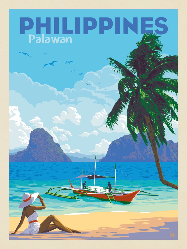 Philippines: Palawan - Notecards - Artwork