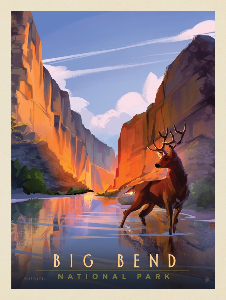 Big Bend National Park: Made In The Shade - Metal Sign - Artwork
