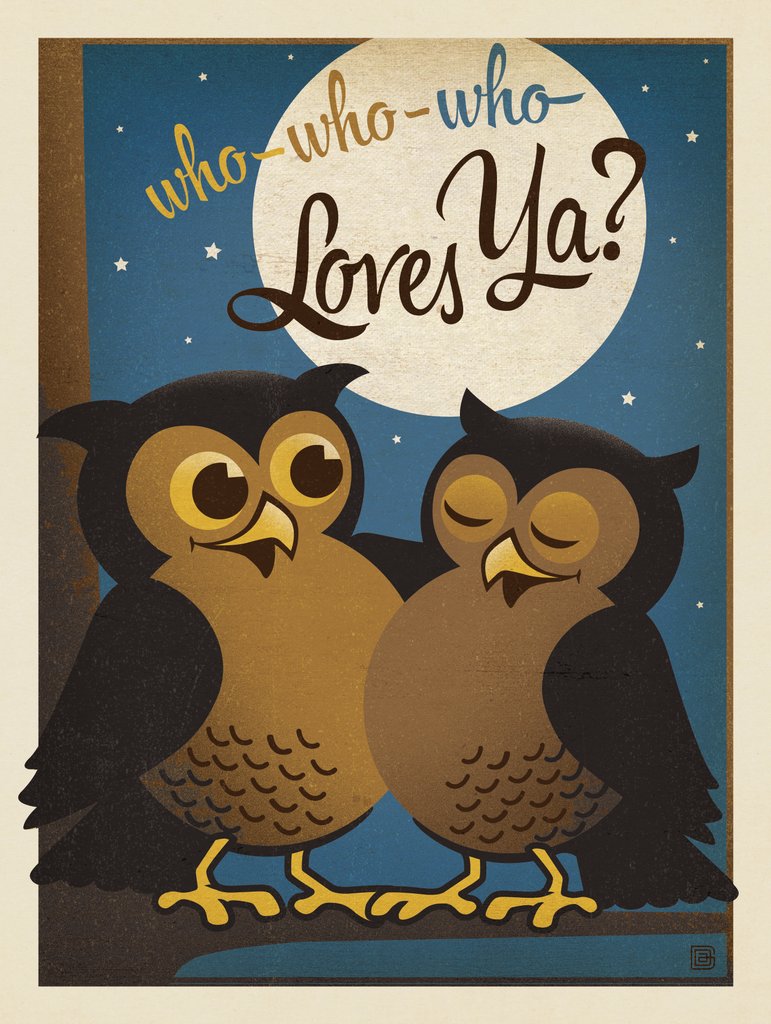Who-Who-Who Loves Ya? - Canvas - Artwork