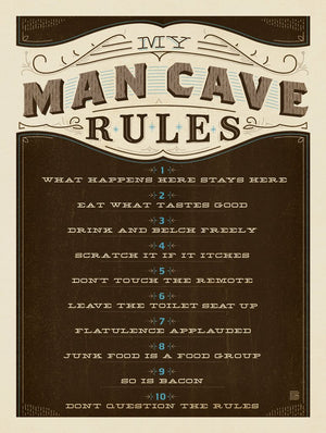 Man Cave Rules