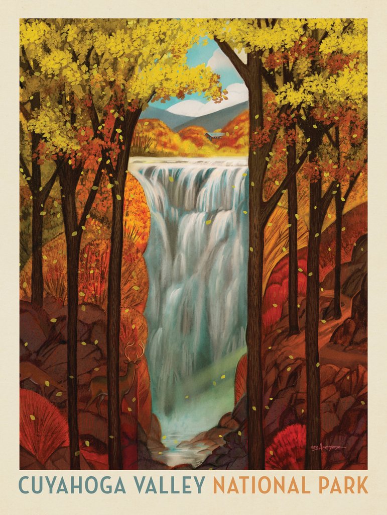 Cuyahoga Valley National Park: Autumn Glory - Postcards - Artwork