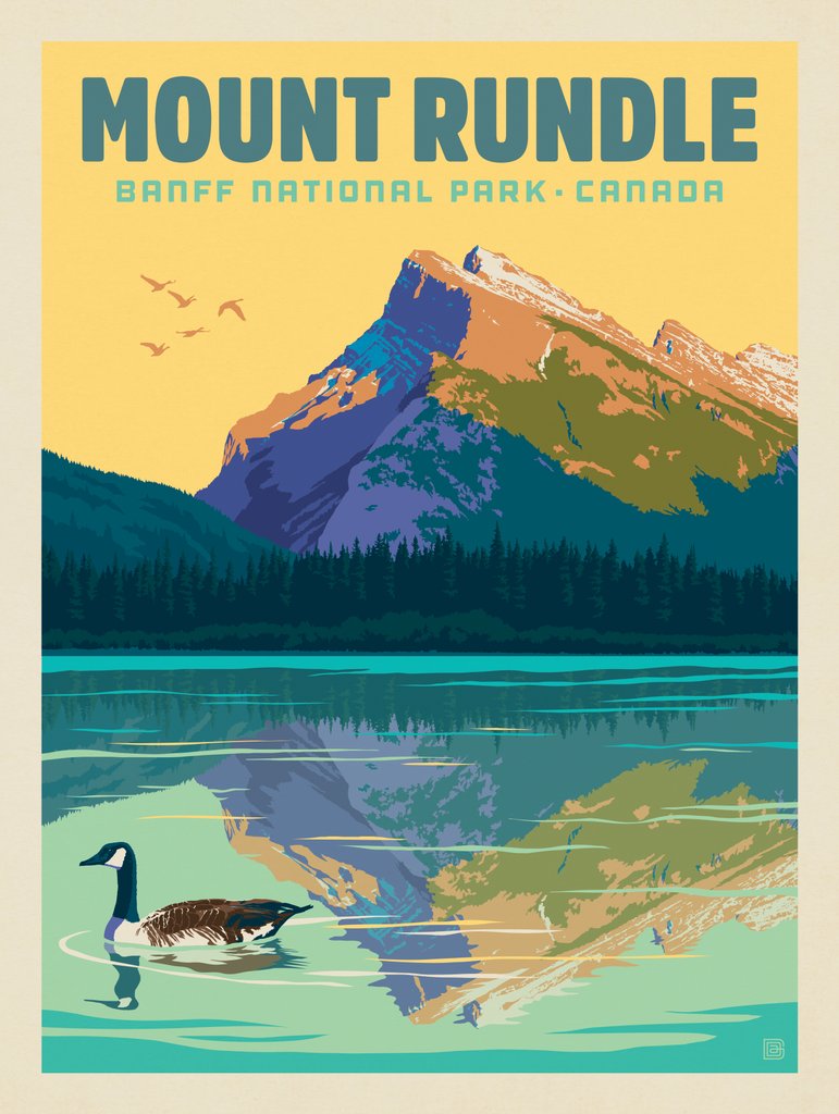 Canada: Mount Rundle - Postcards - Artwork