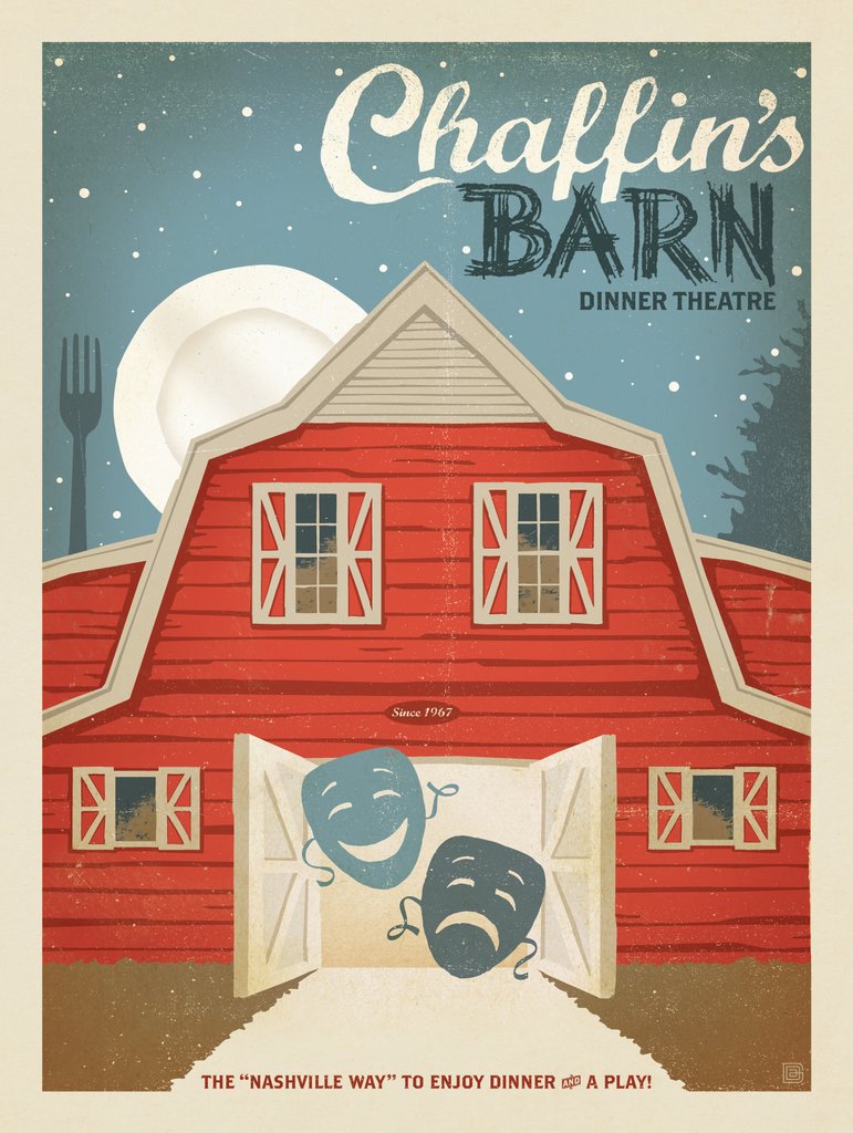 Chaffin's Barn Dinner Theatre - Canvas - Artwork