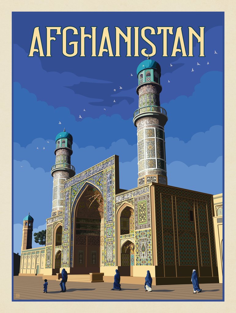 Afghanistan - Art Print - Artwork