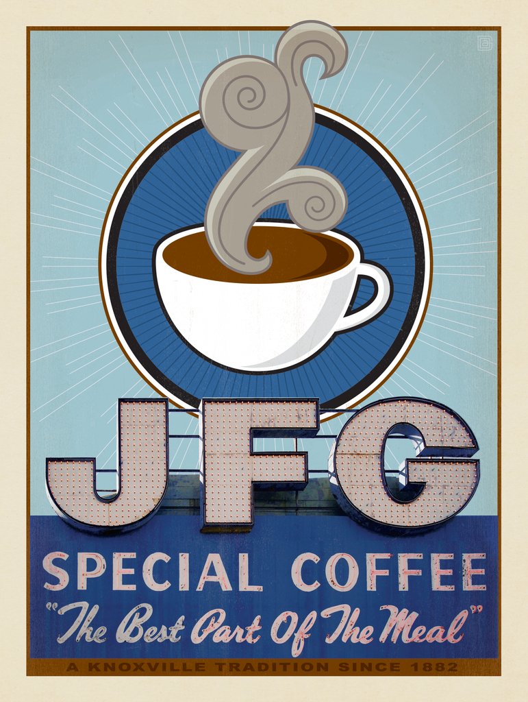 JFG Coffee - Notecards - Artwork