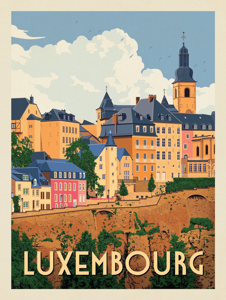 Luxembourg - Postcards - Artwork
