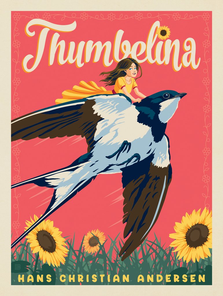 Thumbelina: Hans Christian Andersen - Art Print - Artwork