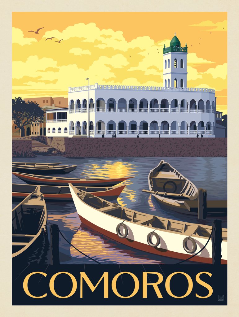 Comoros - Canvas - Artwork