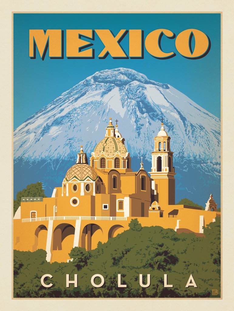 Mexico: Cholula - Postcards - Artwork