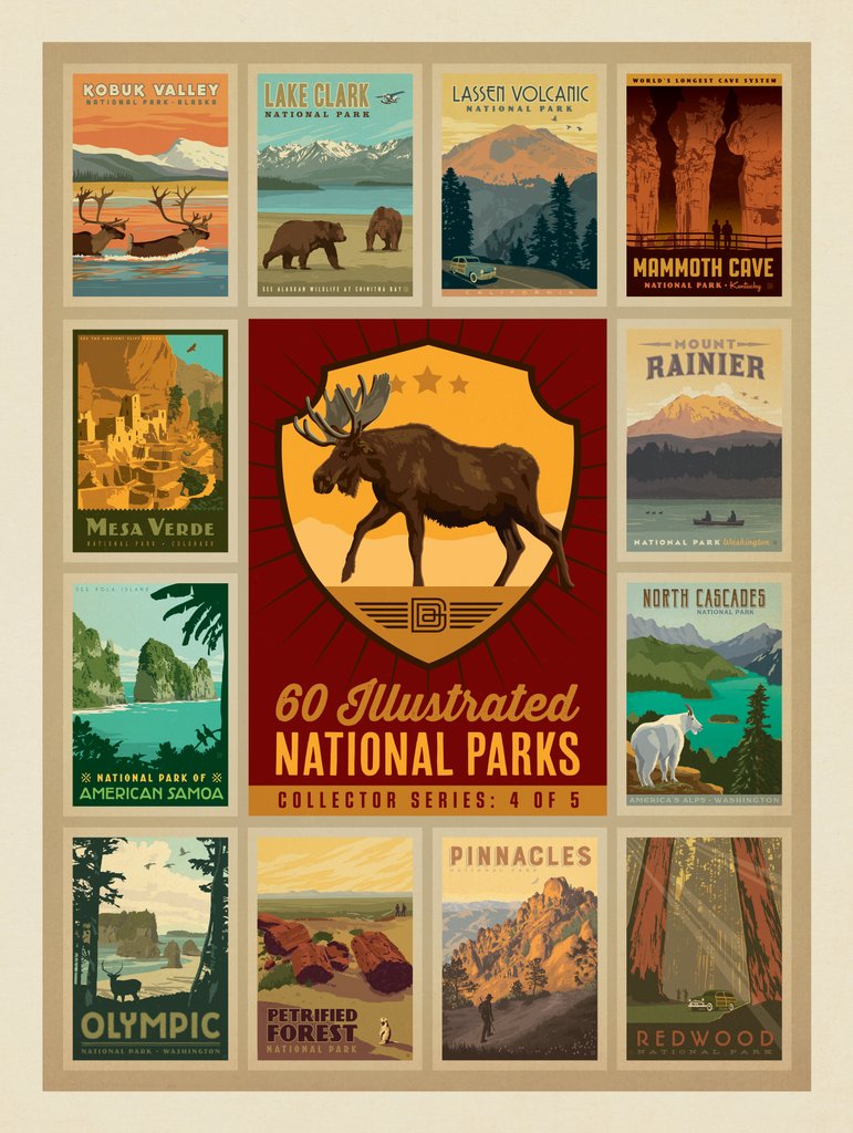 National Parks Collector Series: 4 of 5 - Metal Sign - Artwork