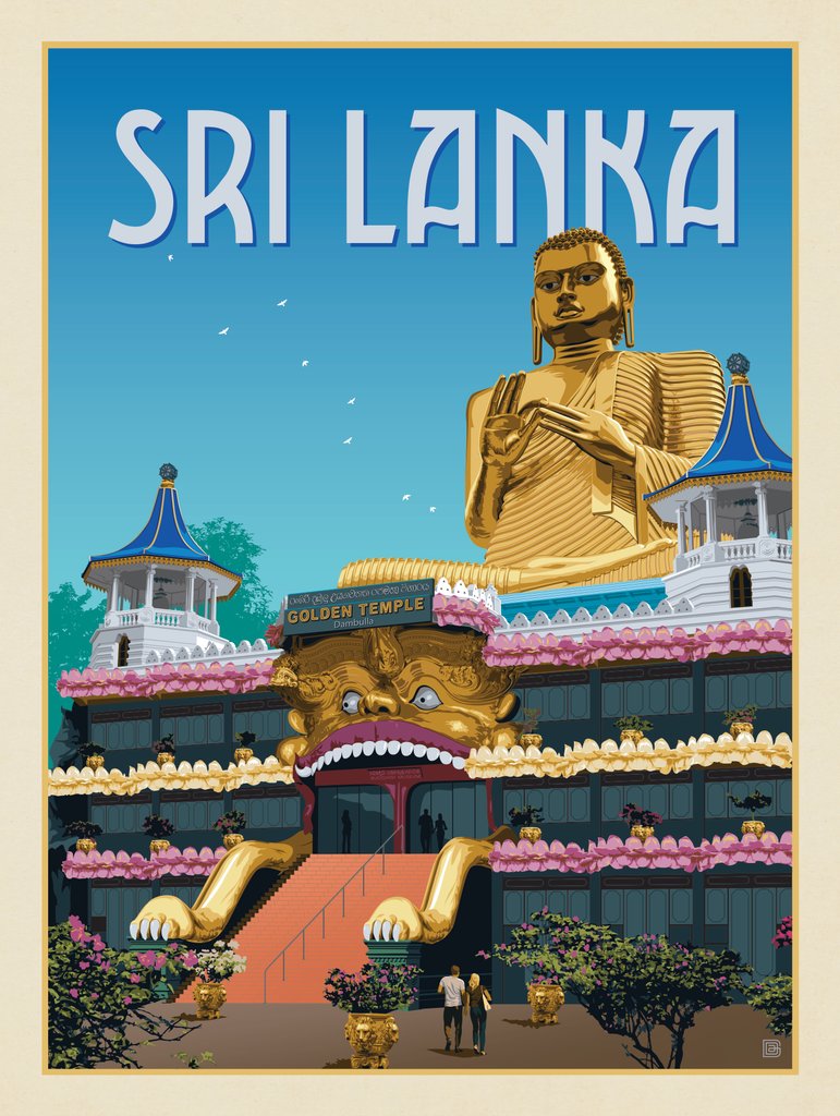 Sri Lanka - Postcards - Artwork