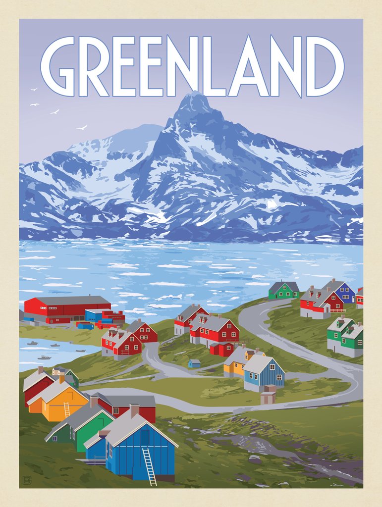 Greenland - Canvas - Artwork