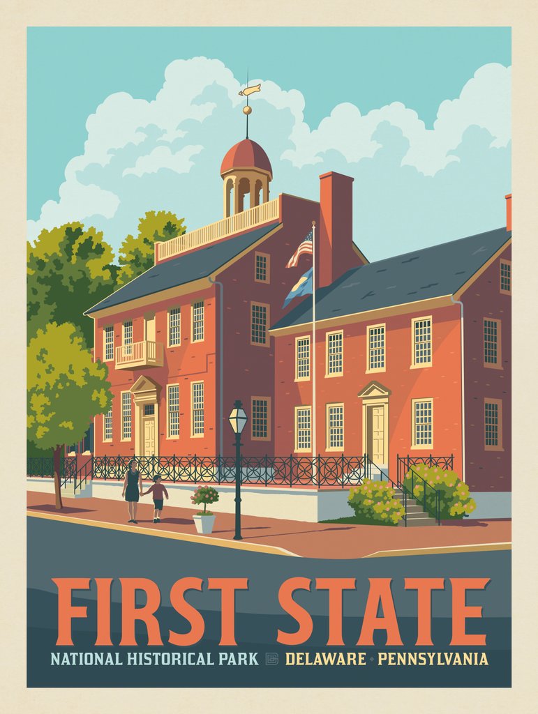 First State National Historical Park, Delaware - Art Print - Artwork
