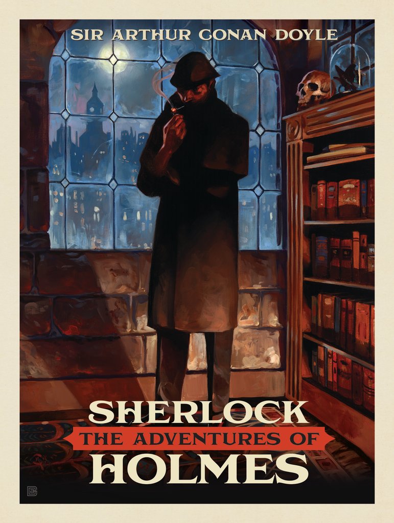 Sherlock Holmes: Sir Arthur Conan Doyle - Postcards - Artwork