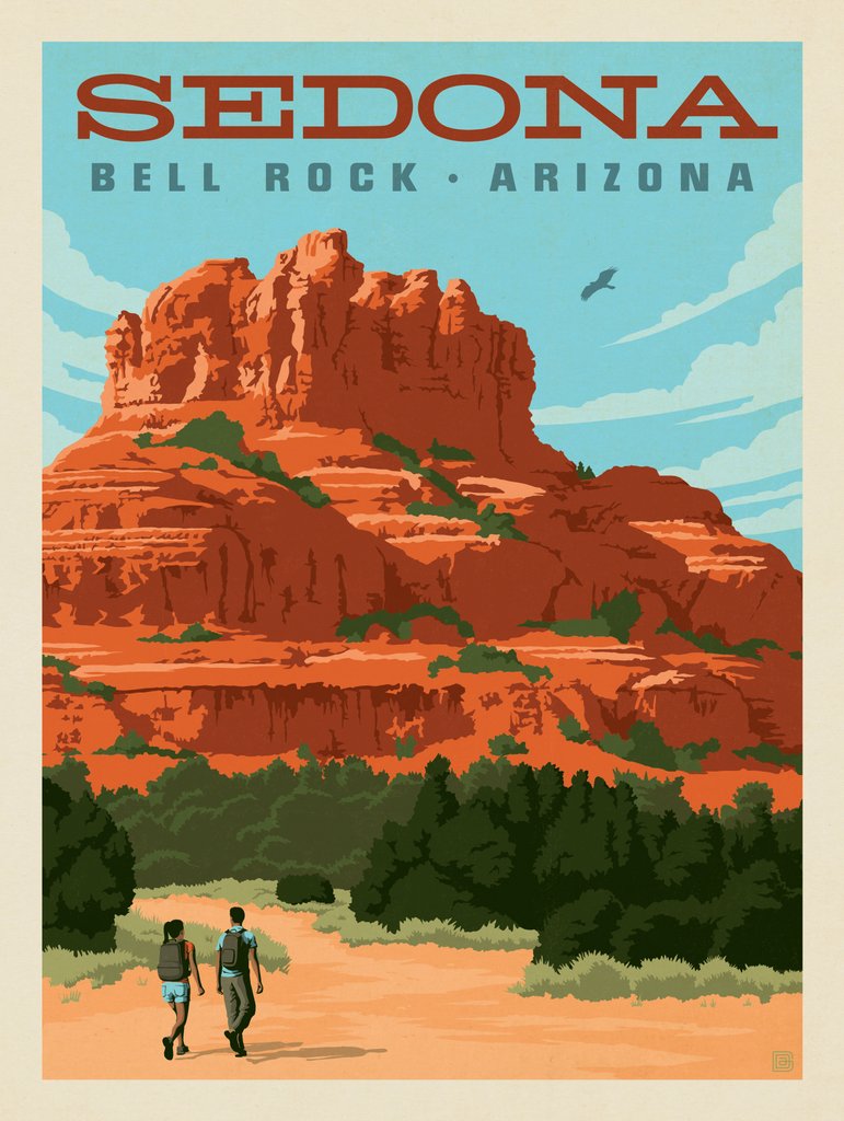 Sedona, AZ: Bell Rock - Art Print - Artwork