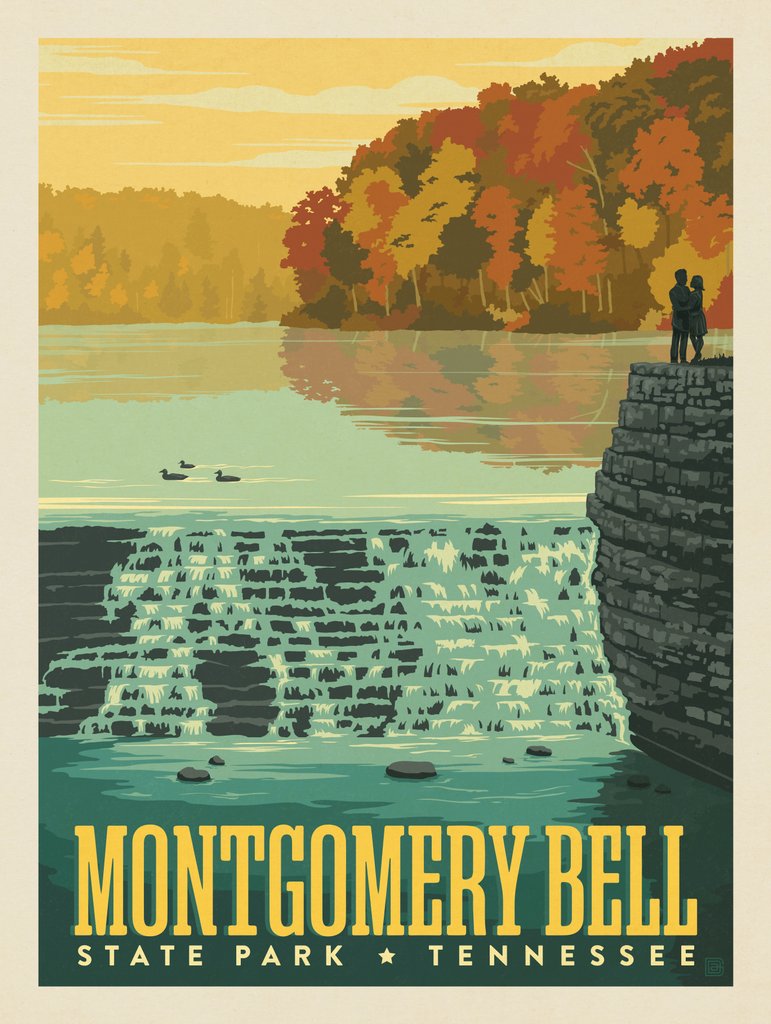 Montgomery Bell State Park - Postcards - Artwork