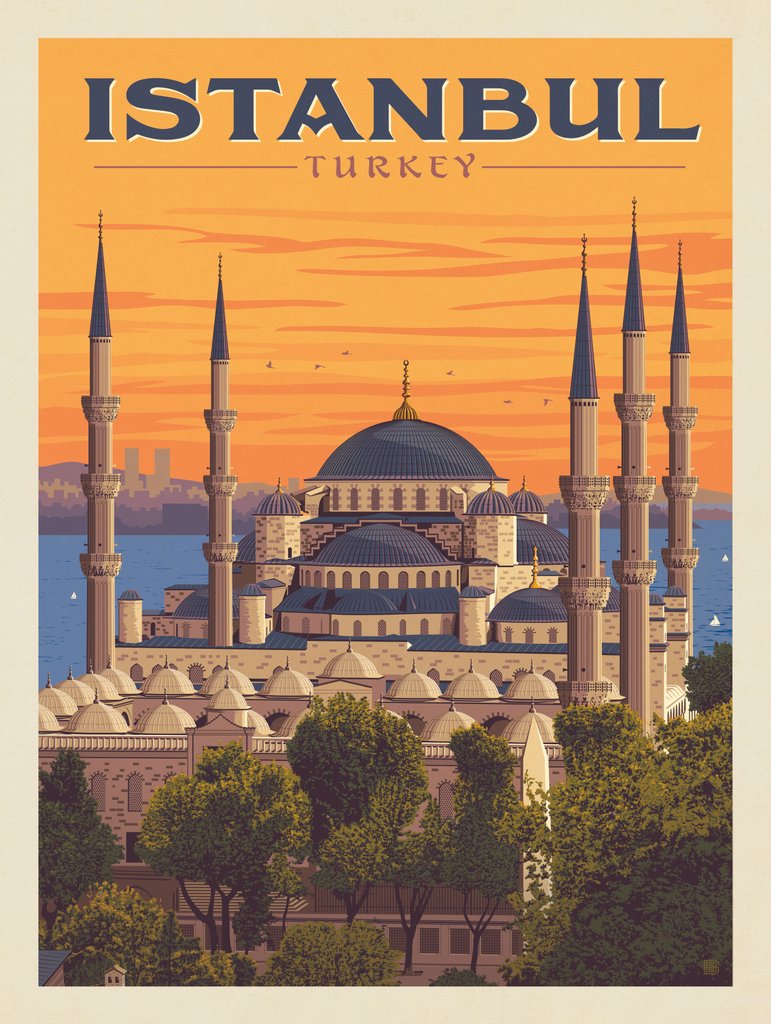 Turkey: Istanbul - Notecards - Artwork