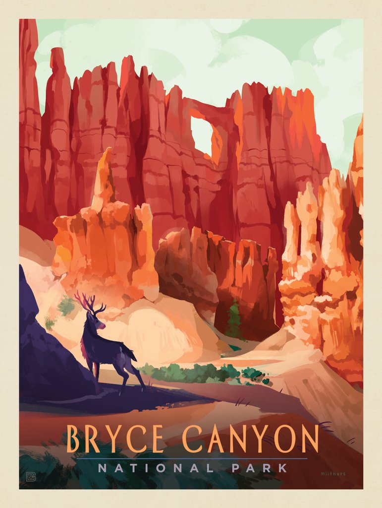 Bryce Canyon National Park: Mule Deer - Art Print - Artwork