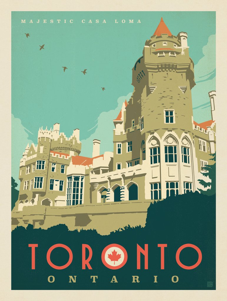 Canada: Toronto, Casa Loma - Art Print - Artwork