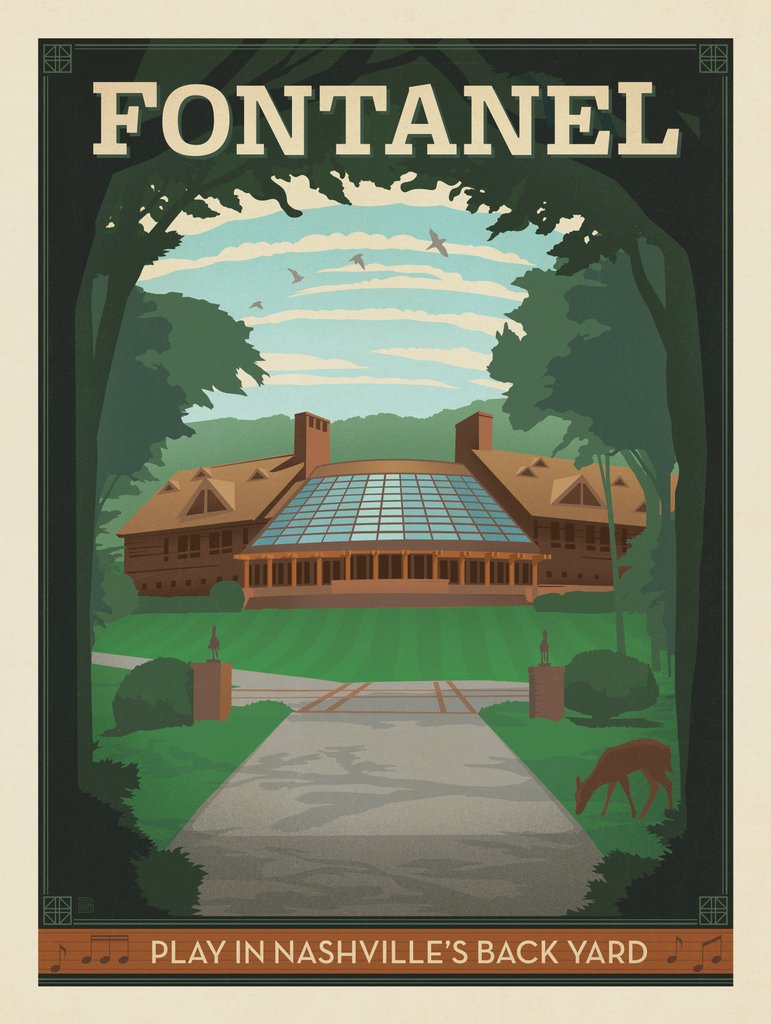 Fontanel Mansion - Canvas - Artwork