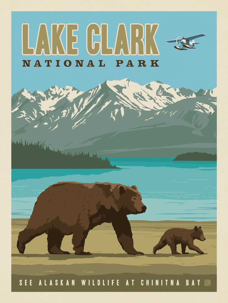 Lake Clark National Park - Notecards - Artwork