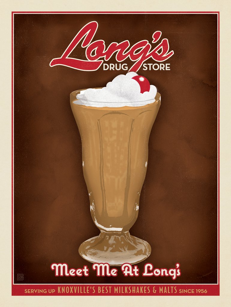Long’s Drugstore - Canvas - Artwork