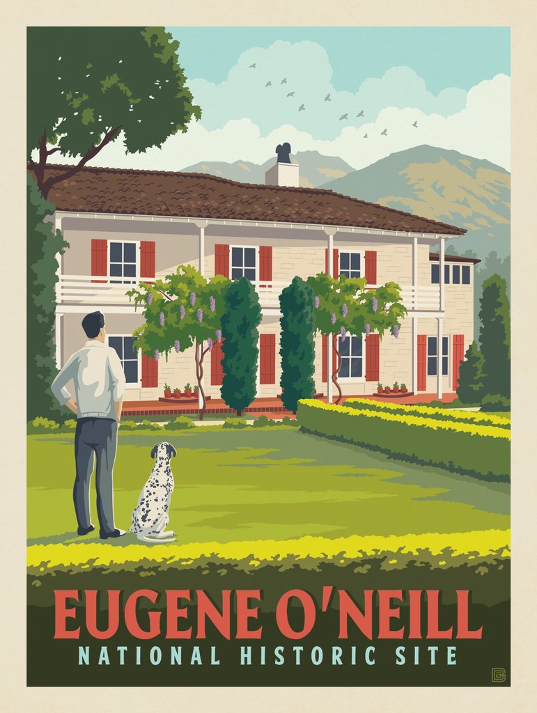 Eugine O'Neill National Historic Site - Notecards - Artwork