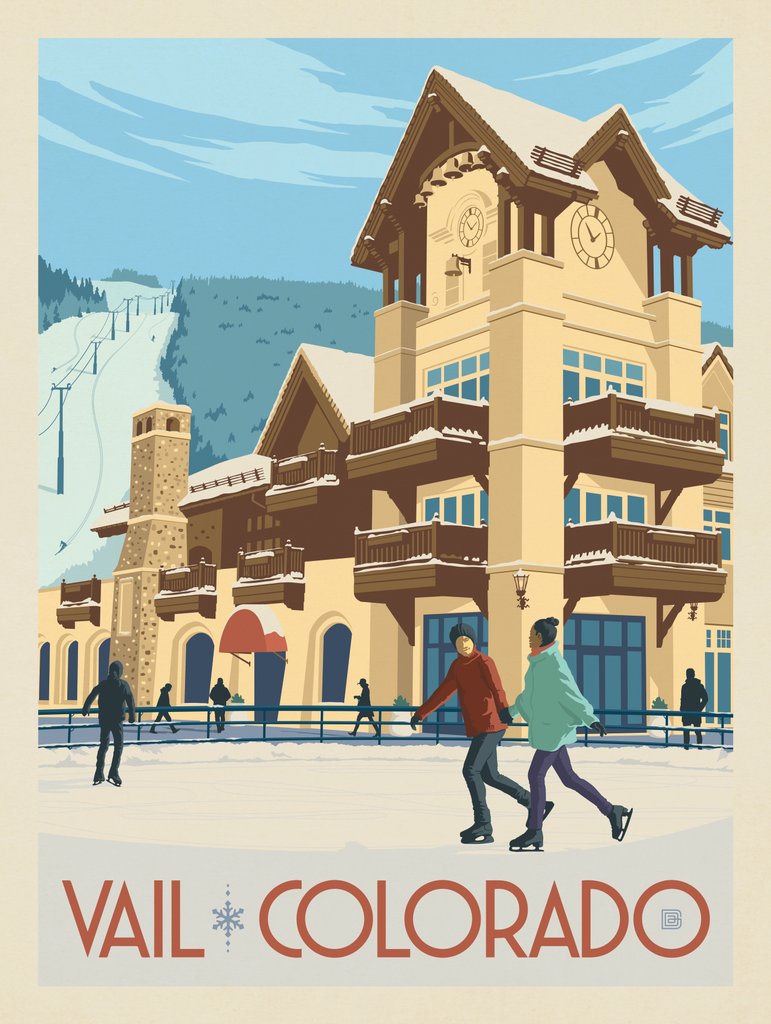 Vail, Colorado - Notecards - Artwork