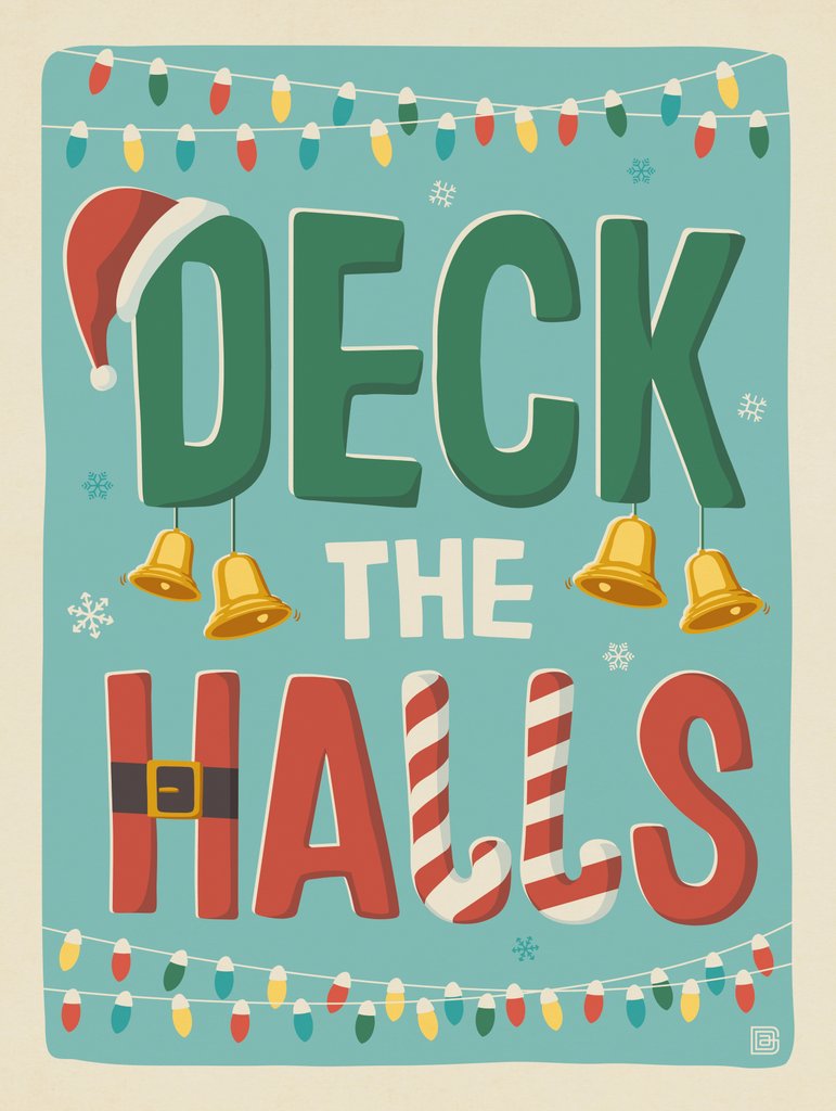 Deck The Halls! - Canvas - Artwork