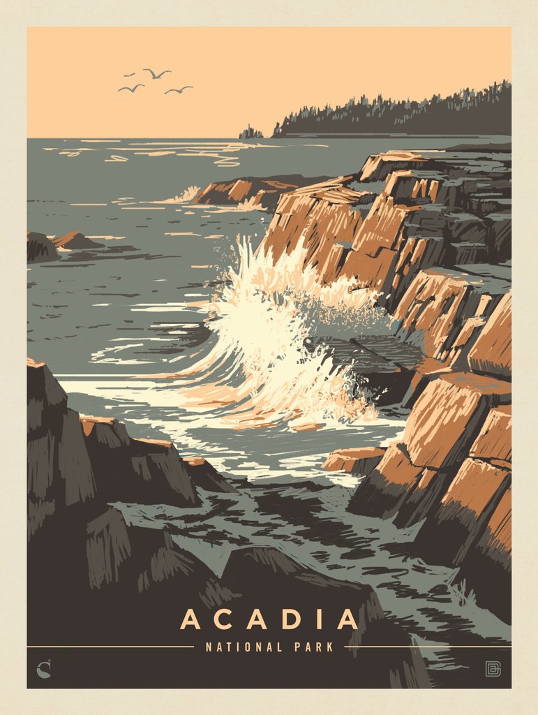 Acadia National Park: Secrets of the Sea - Art Print - Artwork
