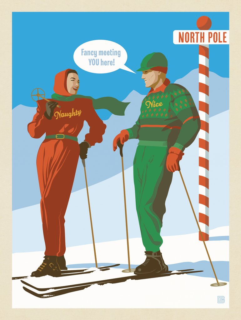 Naughty Meets Nice - Postcards - Artwork