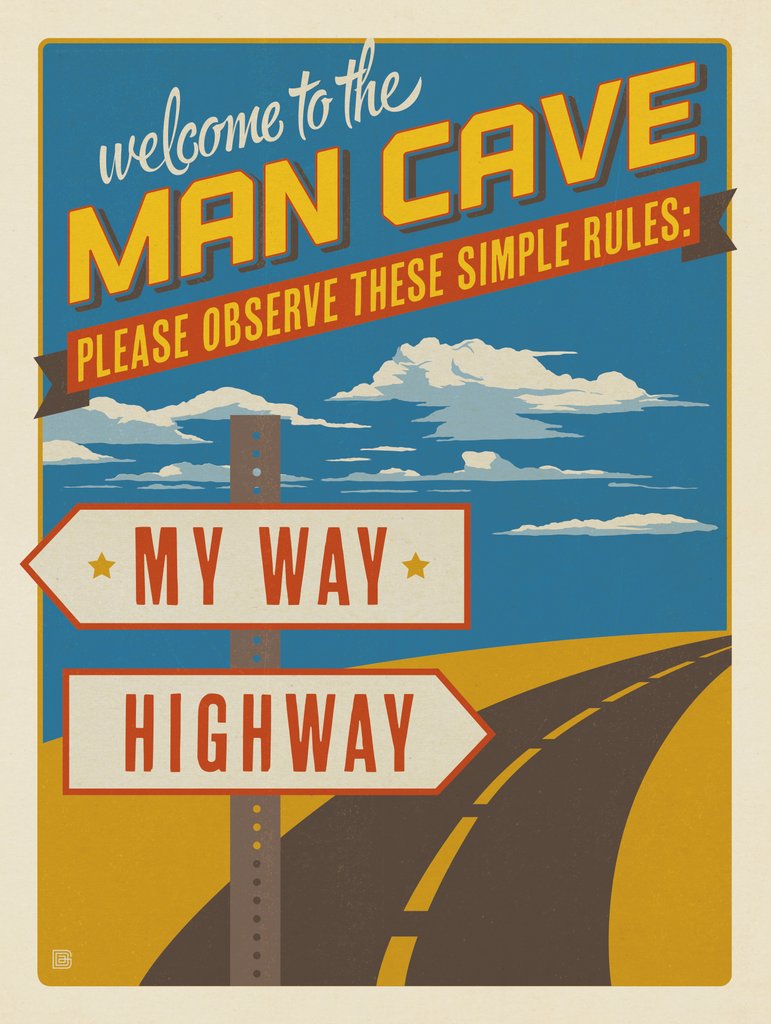 My Way or the Highway - Notecards - Artwork