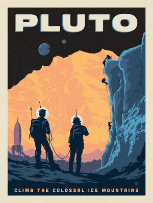 Pluto: Ice Mountain Climbing